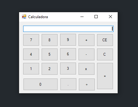 GitHub - luan-calasans/WinForms-Calculator: C# calculator made in ...