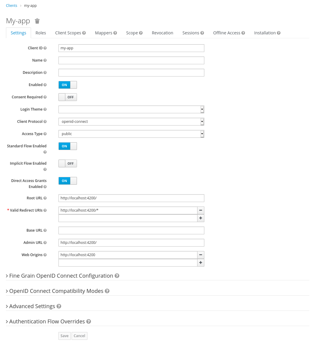 CORS issue with the new version of Keycloakangular · Issue 260