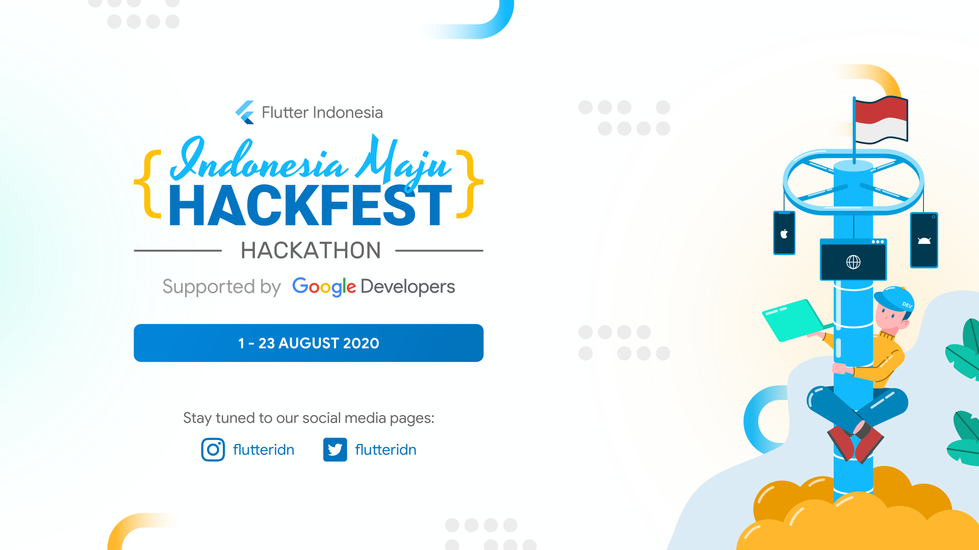indonesia maju hackfest 2020 banner