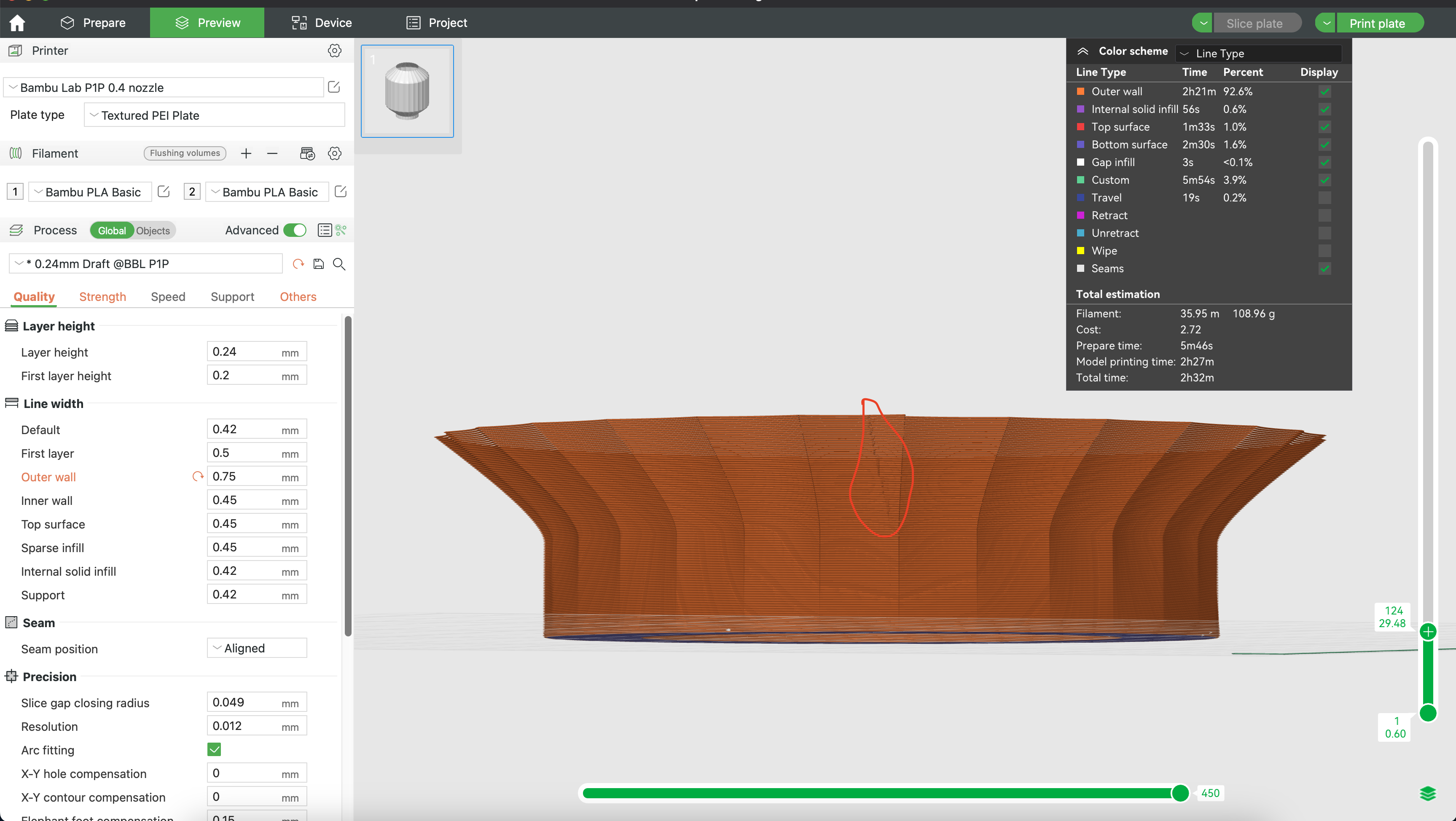 Z Seem in Spiral Vase Mode · Issue 1811 · bambulab/BambuStudio · GitHub