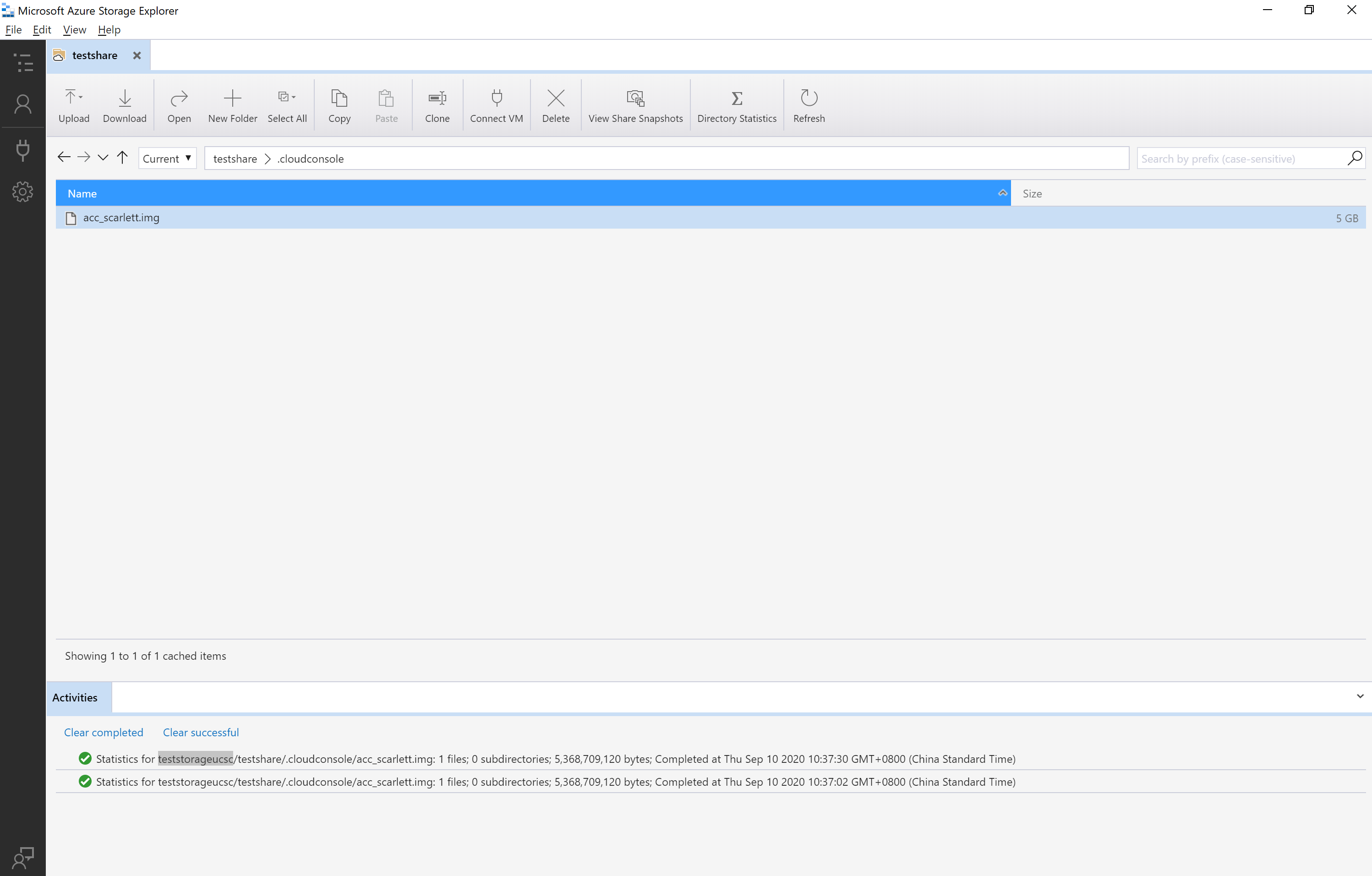 Download file from Azure Storage Explorer shows path failed · Issue ...