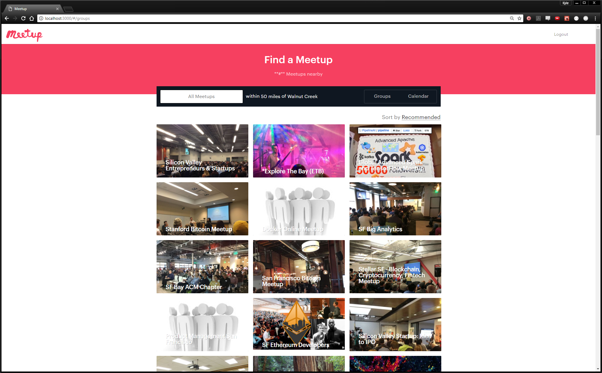 GitHub - brackebusch/meetup: A clone of the popular meetup website