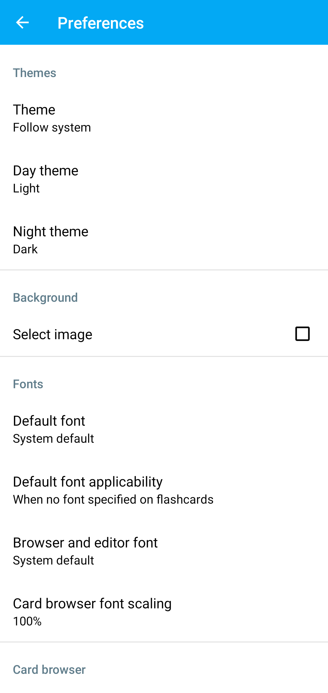 Follow system dark mode by BrayanDSO · Pull Request 10520 · ankidroid