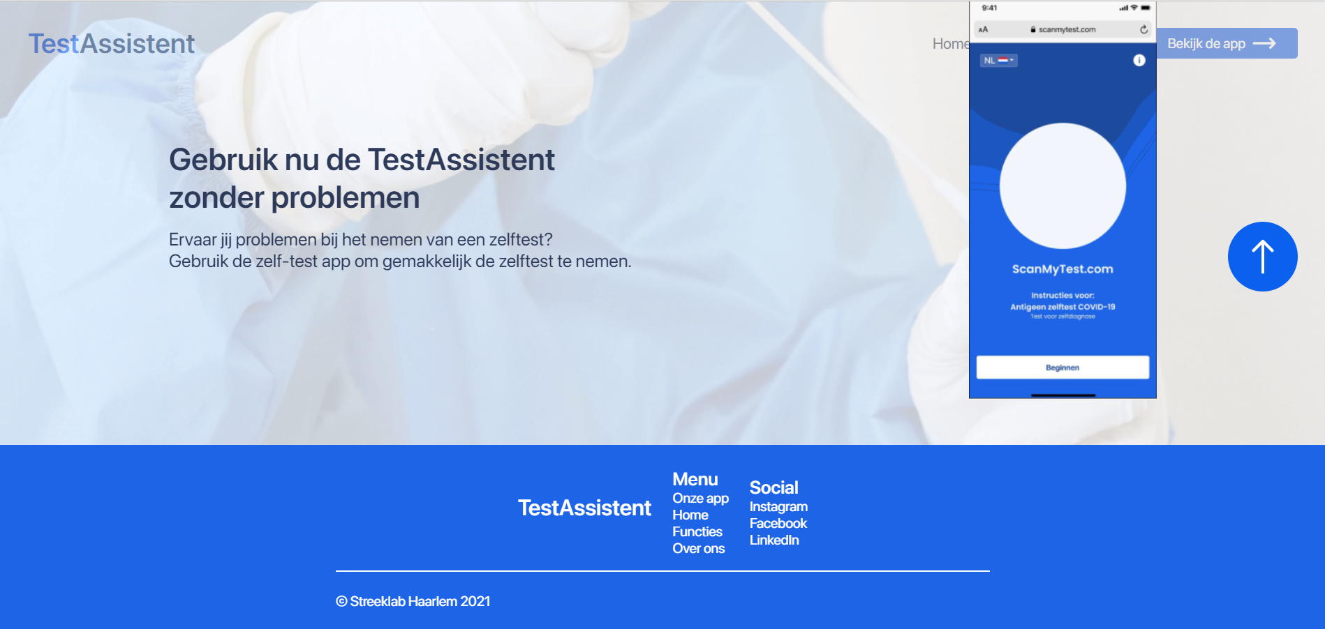 Menu die transparant is en niet werkt bij de use-section