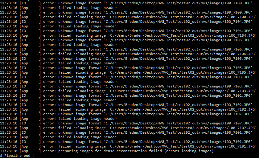 Unknown Image Format .JPG · Issue #757 · cdcseacave/openMVS · GitHub