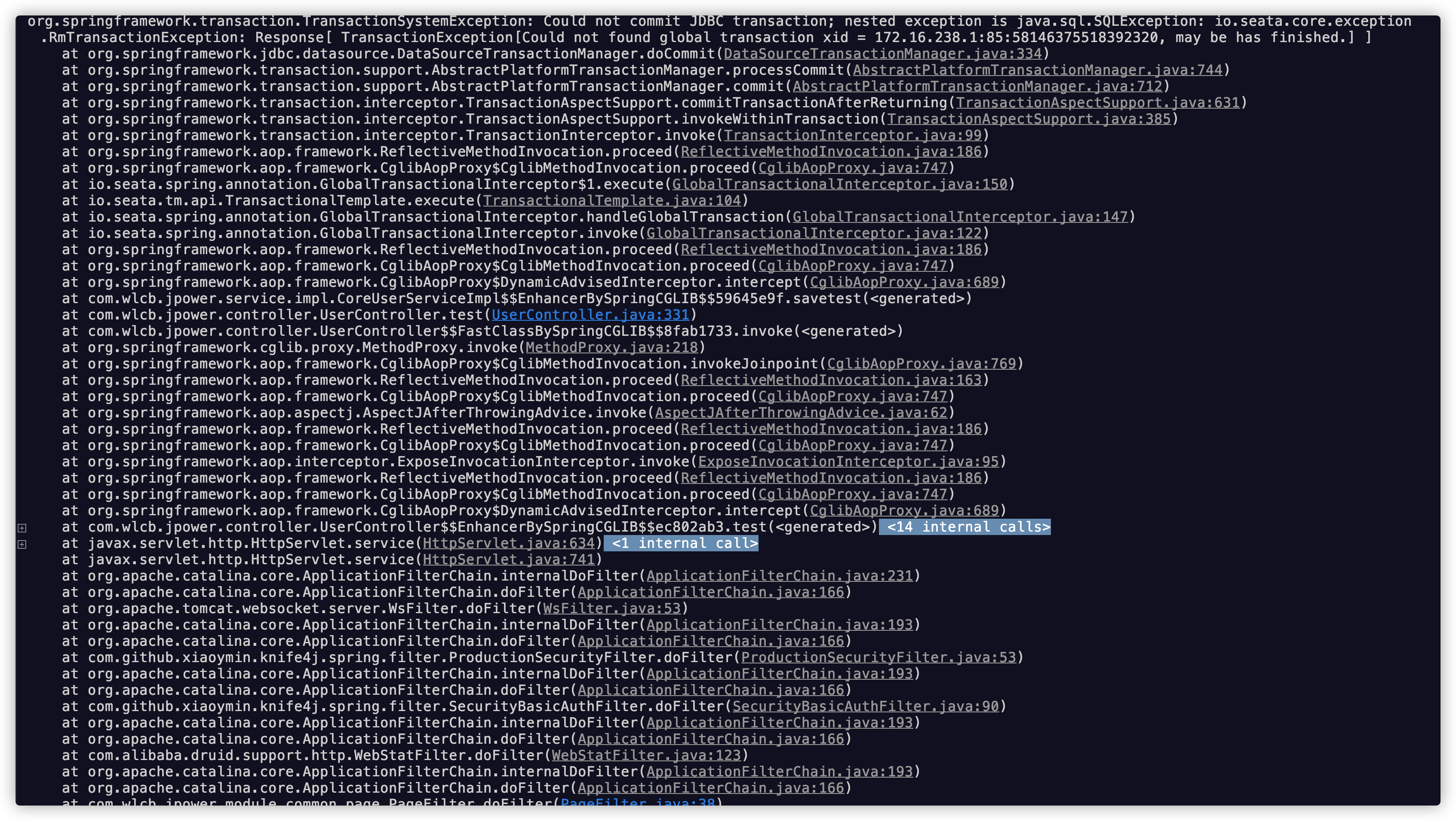 AT 模式和 Spring @Transactional 注解连用无法进行手动回滚 · Issue #3176 · apache ...