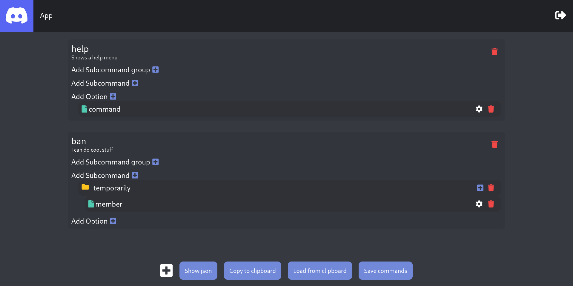 GitHub - m5rian/ApplicationCommands: ⚙️ Manage your bots application ...