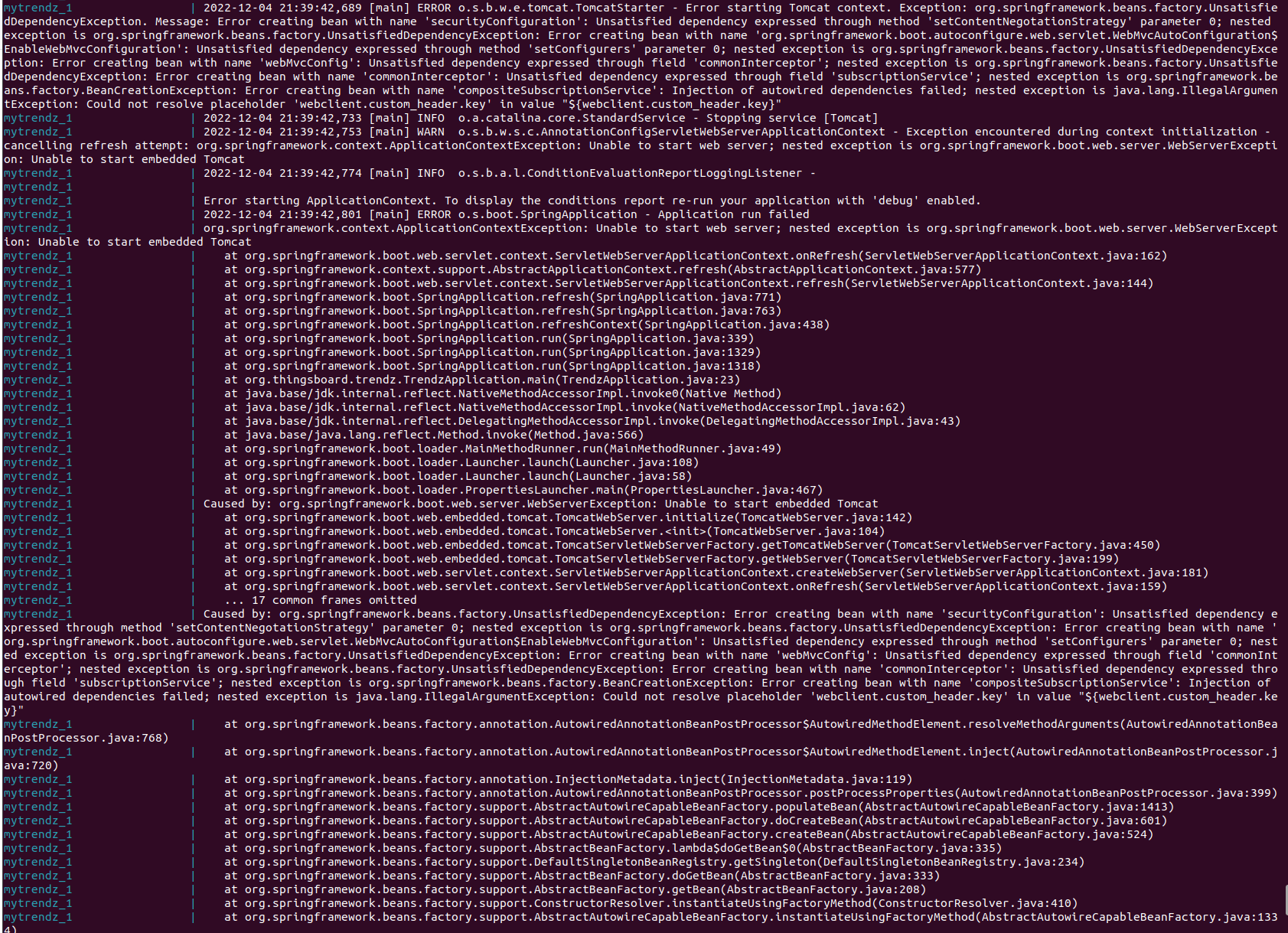 [Bug] Trendz Upgrade 1.90-SNAPSHOT to 1.92 · Issue #7732 · thingsboard ...