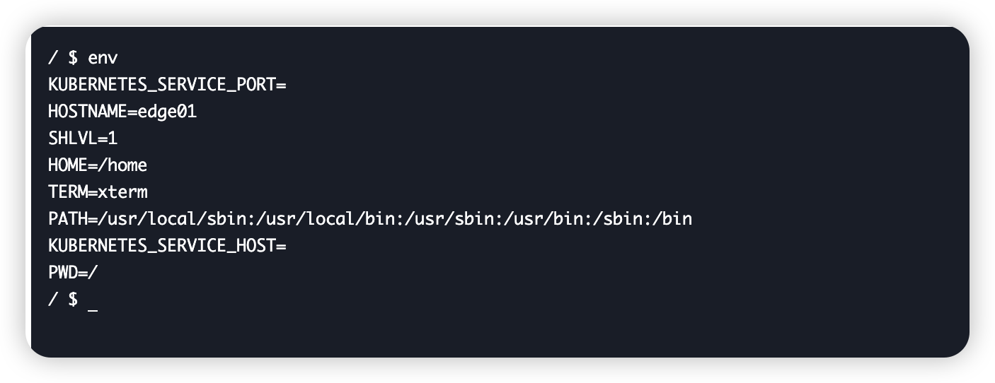 Can I configure environment variables for pods on edge nodes · Issue