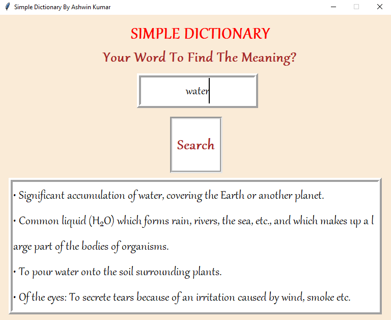 GitHub - Ashwin-Ak4454/Simple-Dictionary: A Simple Dictionary is an app ...