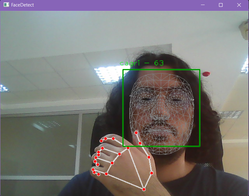 GitHub - Cagridascan/FaceDetectionLandmarks: Face and Hand detection