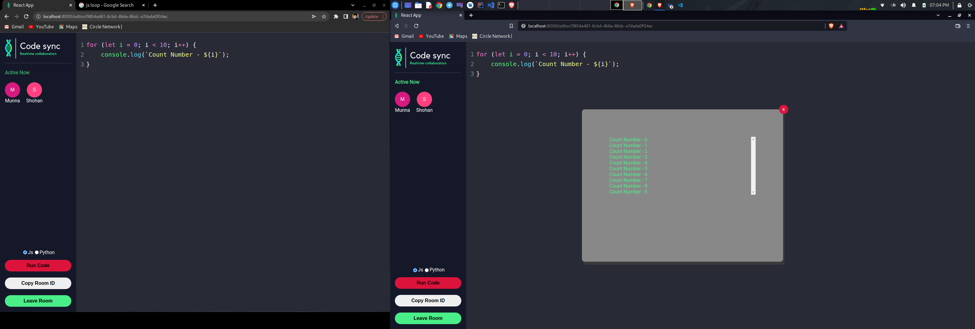 GitHub maruf3684/SyncCodeExpressReactSocket.io