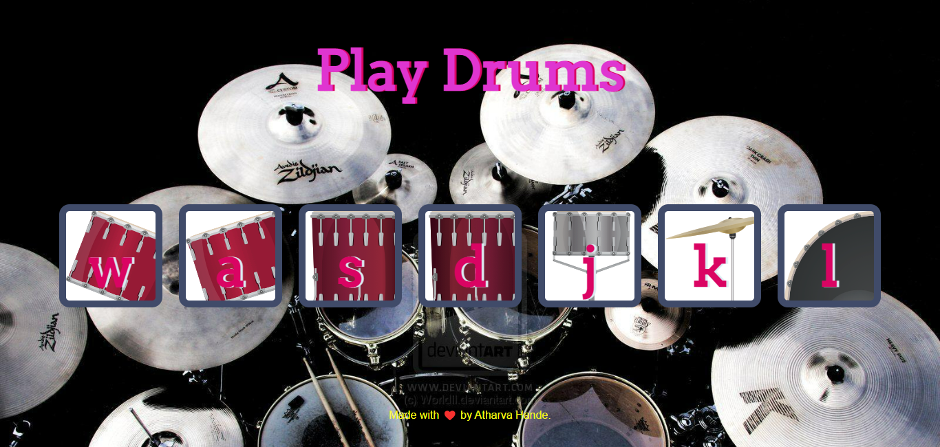 GitHub - atharvahande11/Drum-Kit · GitHub