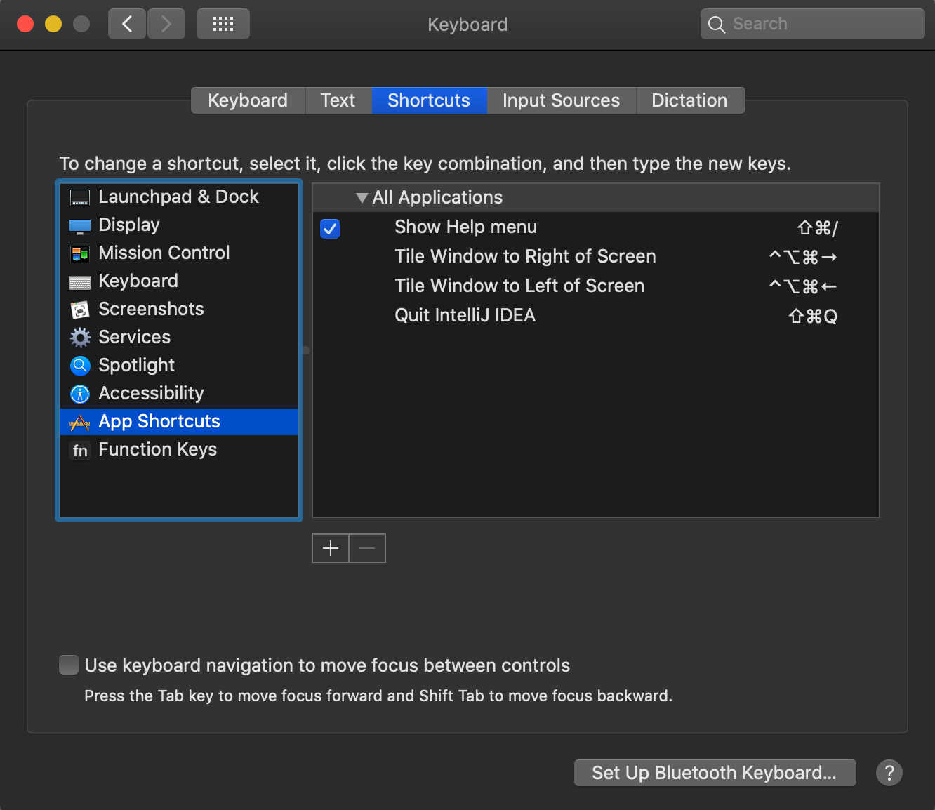 what is the control key for in mac os x