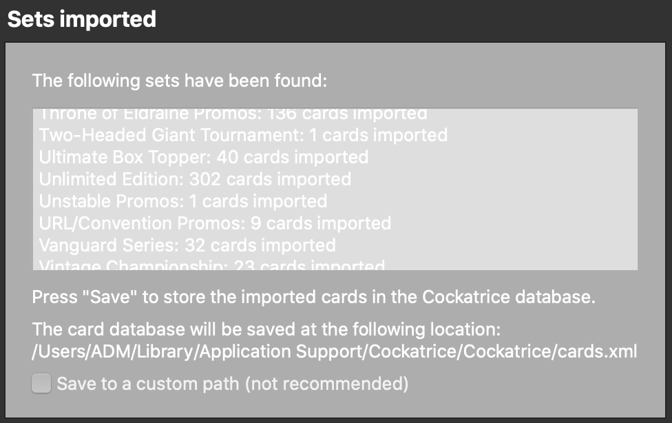 problems with card database · Issue 4066 · Cockatrice/Cockatrice · GitHub
