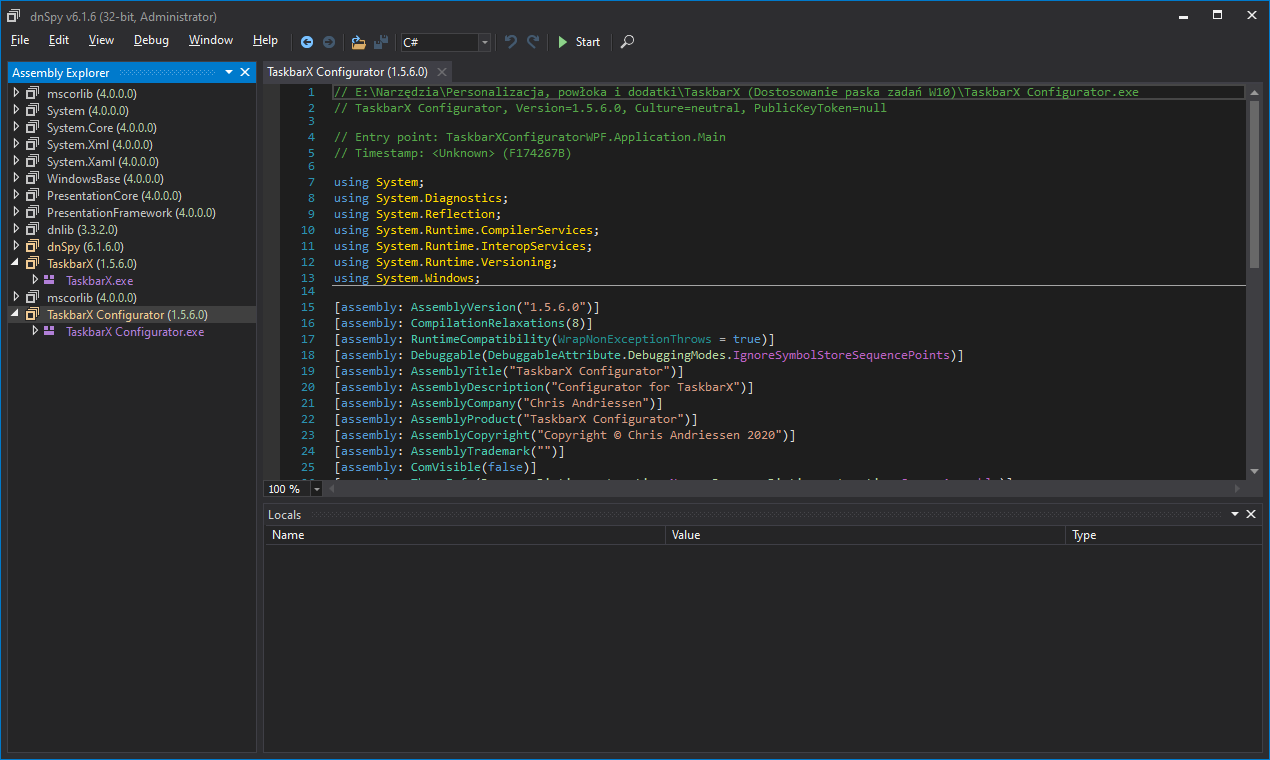 Unable to use TaskbarX · Issue #363 · ChrisAnd1998/TaskbarX · GitHub