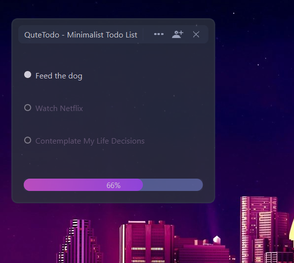 GitHub - spfaul/qutetodo: A minimal To-Do list using the Python ...