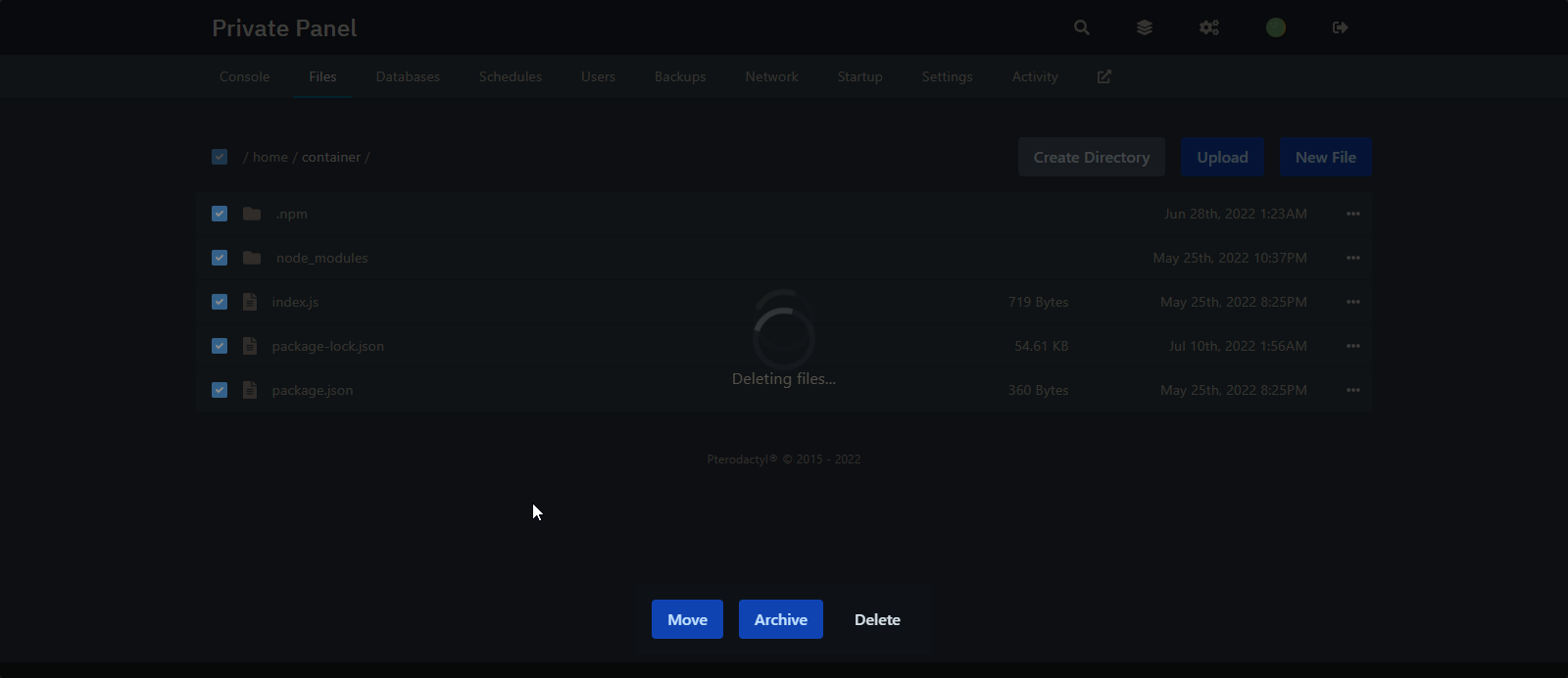 Double files overlay · Issue #4260 · pterodactyl/panel · GitHub