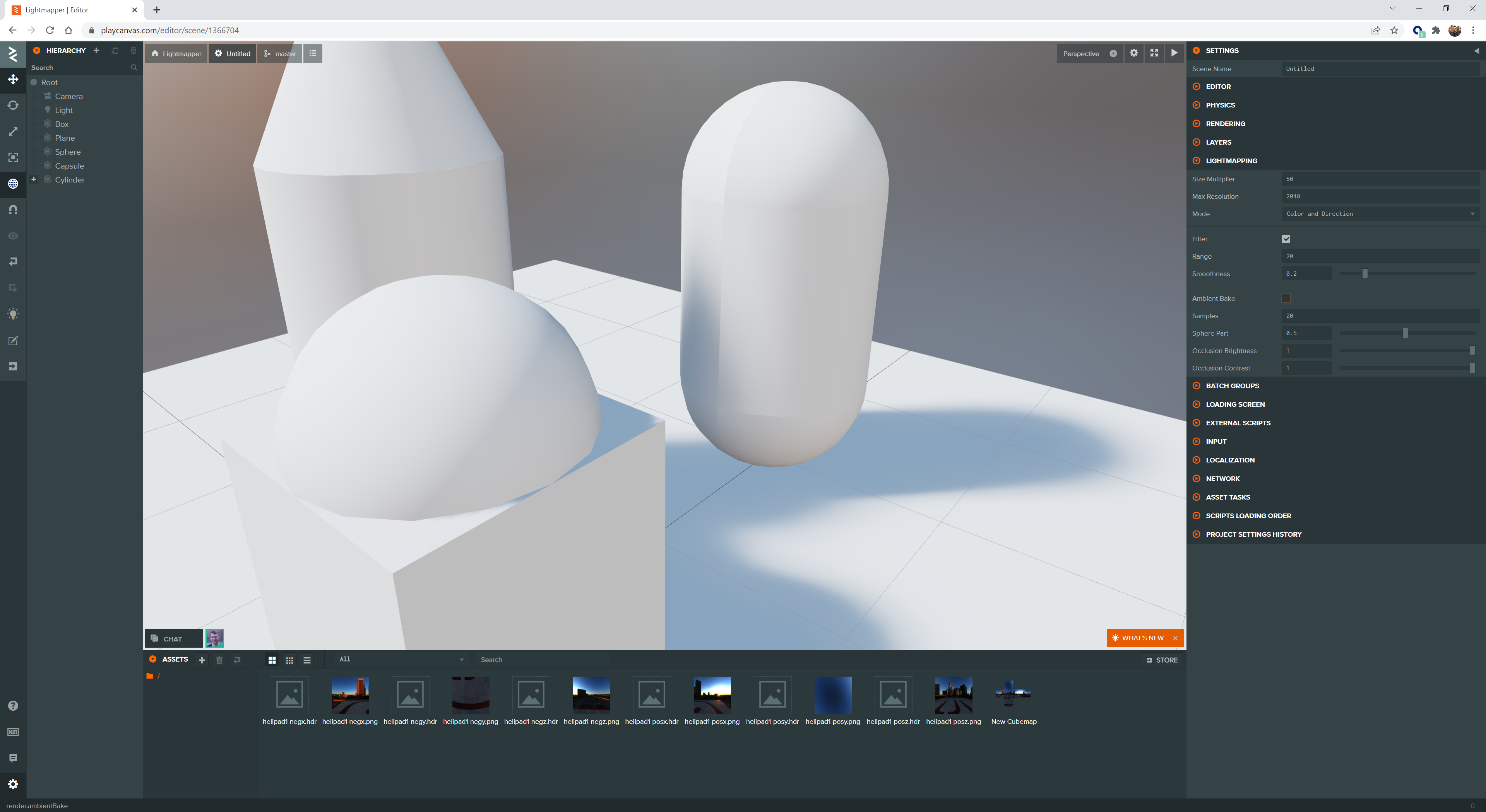 Seams visible on lightmapped capsule · Issue 4142 · playcanvas/engine