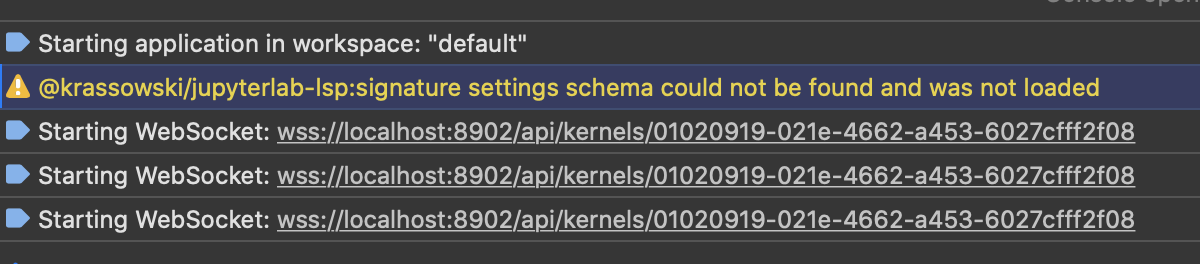 Local string completion blocked by extension · Issue #514 · jupyter-lsp ...