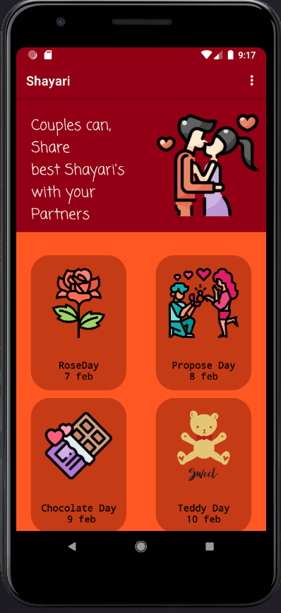 GitHub - Ankur-Kasaudhan/ShayariApp: Offline Shayari app · GitHub