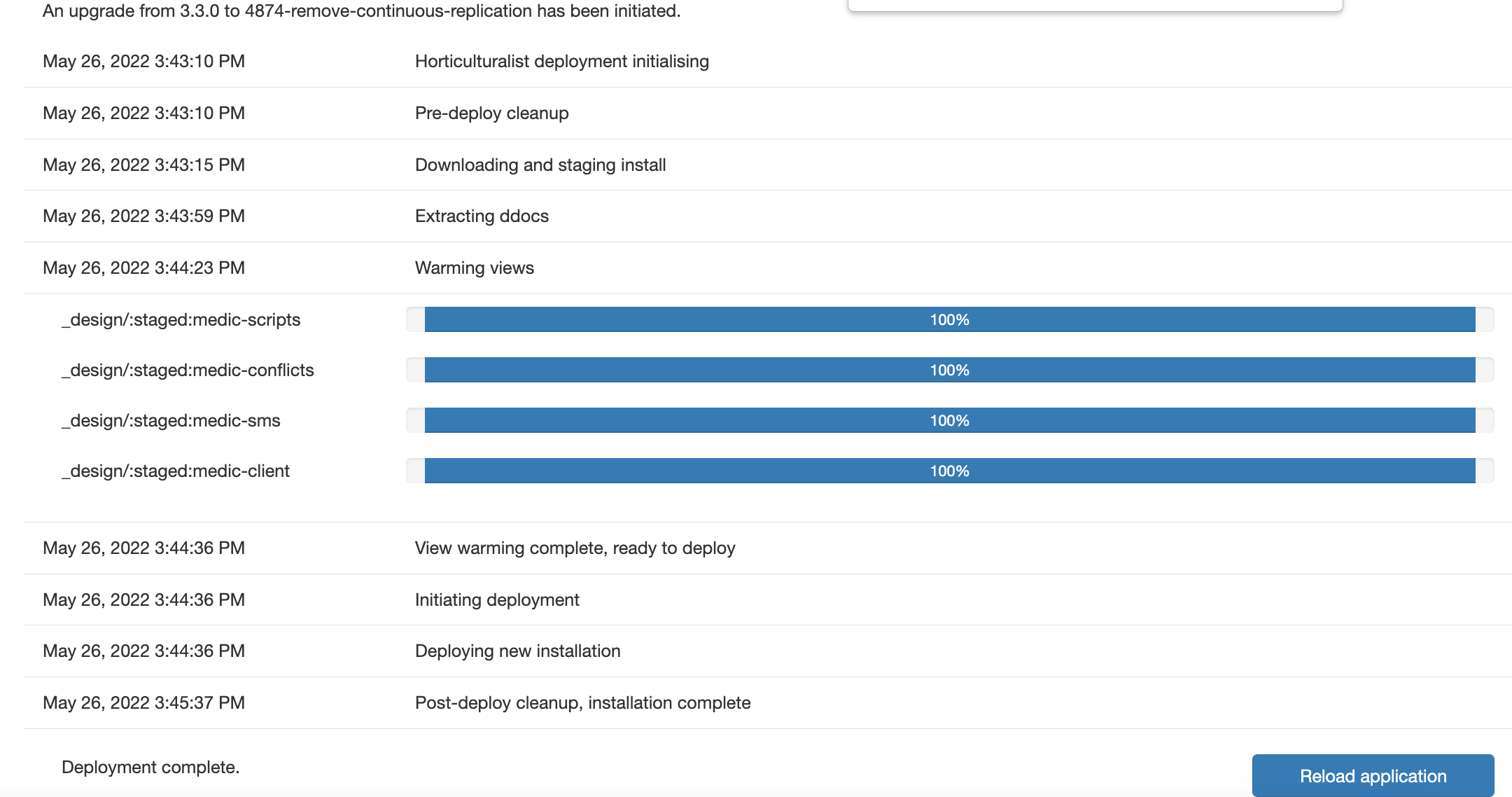 Remove continuous replication code from the API changes endpoint ...