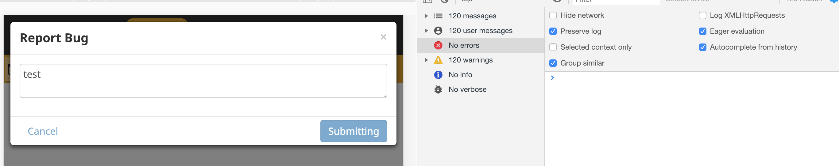 Report Bug not working for admin users · Issue #5376 · medic/cht-core ...