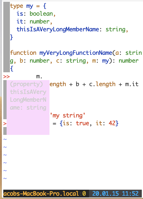 Auto suggestion pop up remains after Ctrl-C (and not clearable by ...