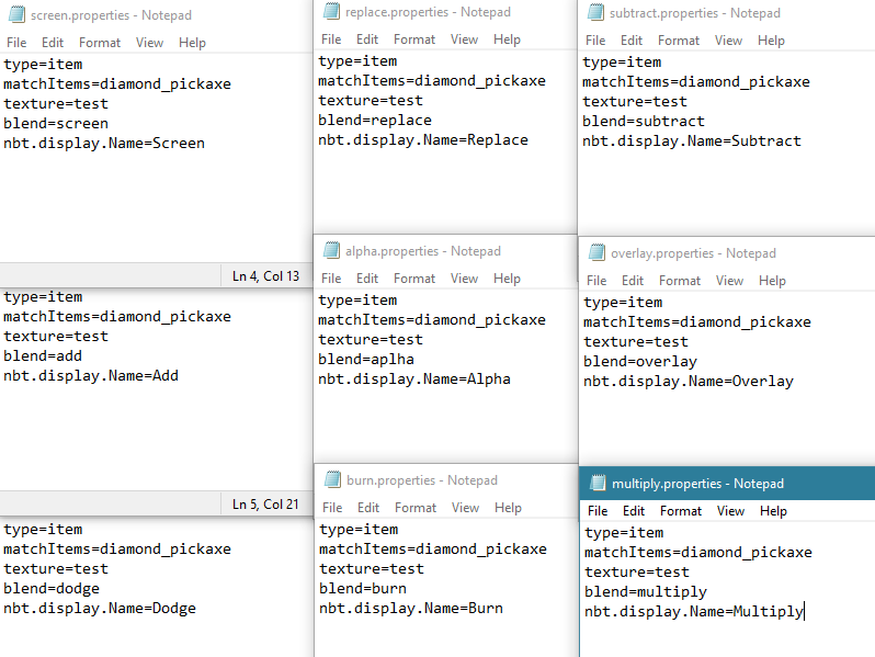 [CIT] CIT blend methods do not work, despite being mentioned in the ...