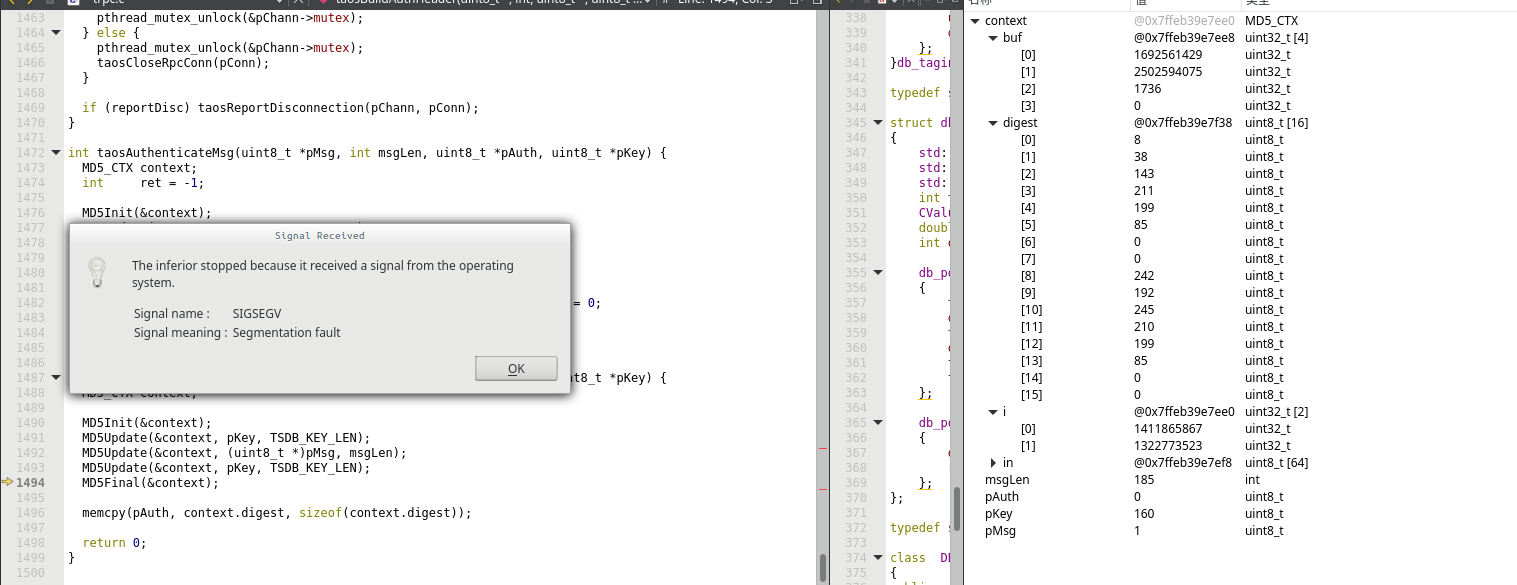 taos_connect crashed · Issue #1316 · taosdata/TDengine · GitHub