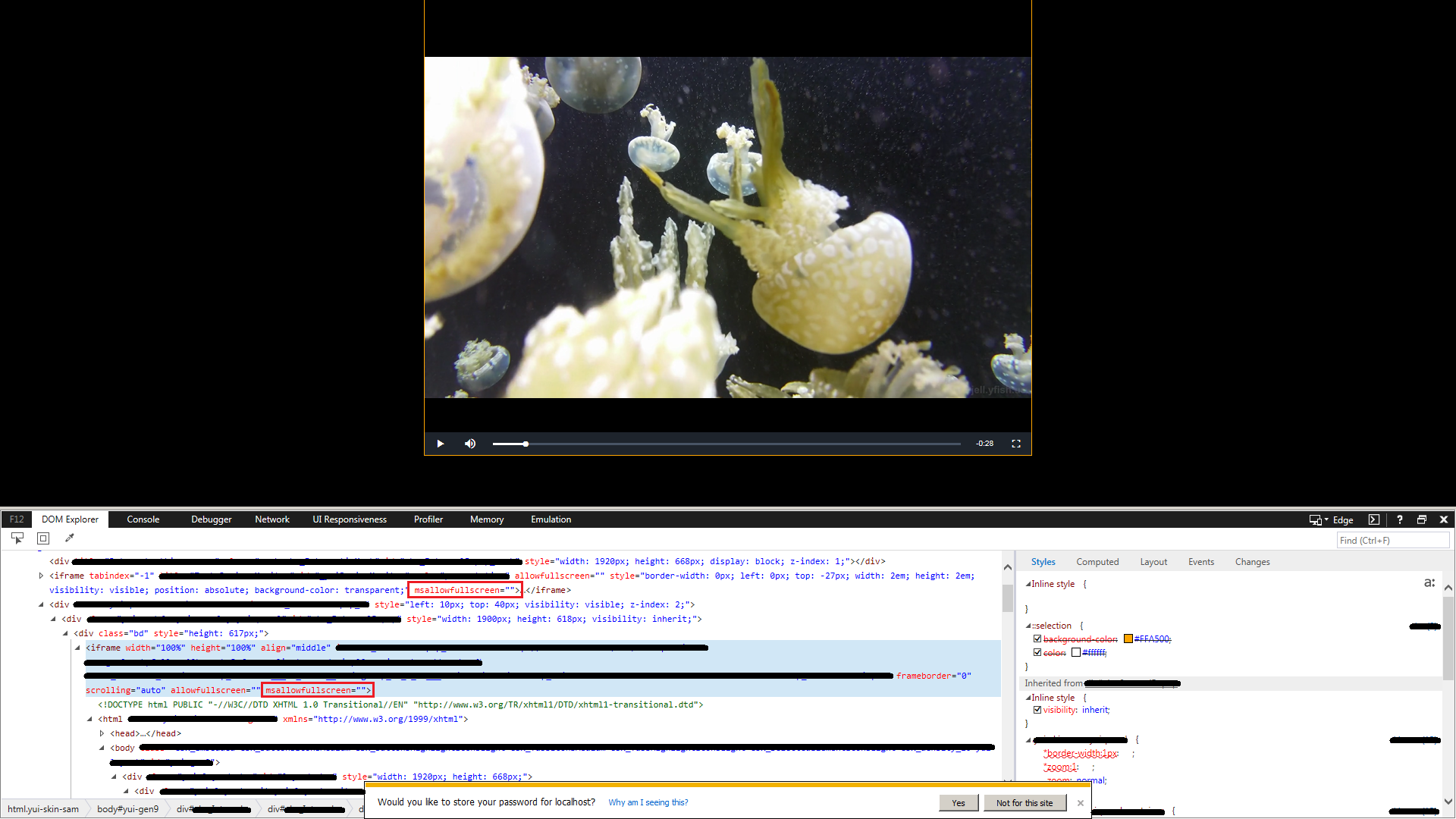 Fullscreen issue on IE11 · Issue 4905 · videojs/video.js · GitHub