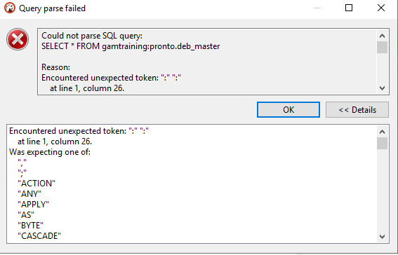 Error creating Query Builder option from Informix Table · Issue #11590 ...