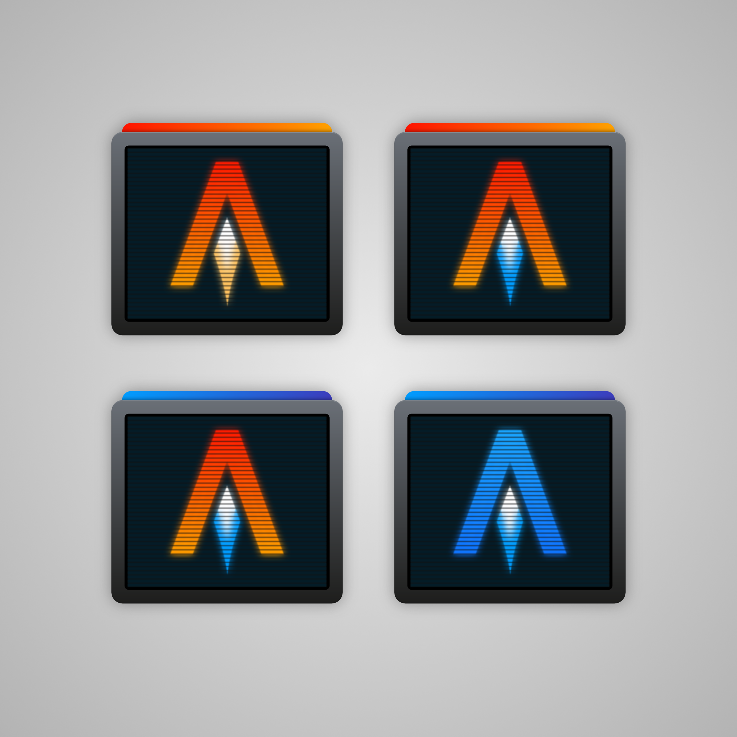 blue with original presentation