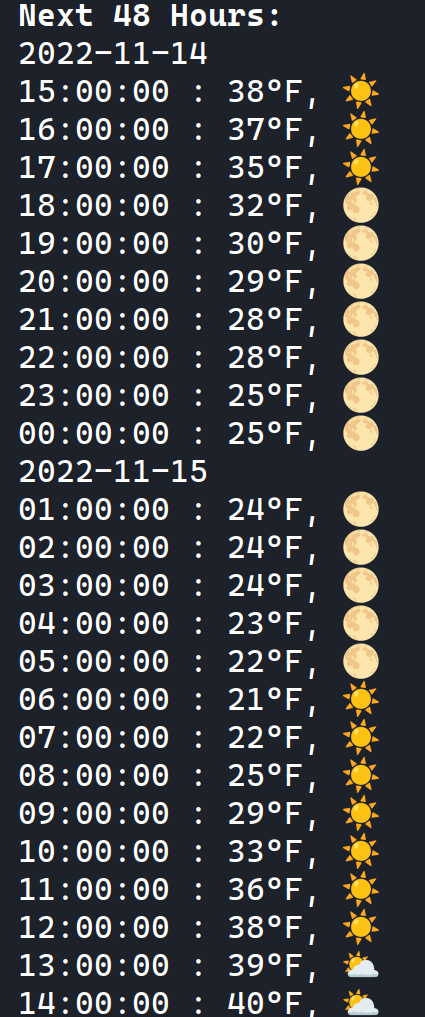 GitHub - ehines24/national-weather-service-python: Simple Frontend for ...