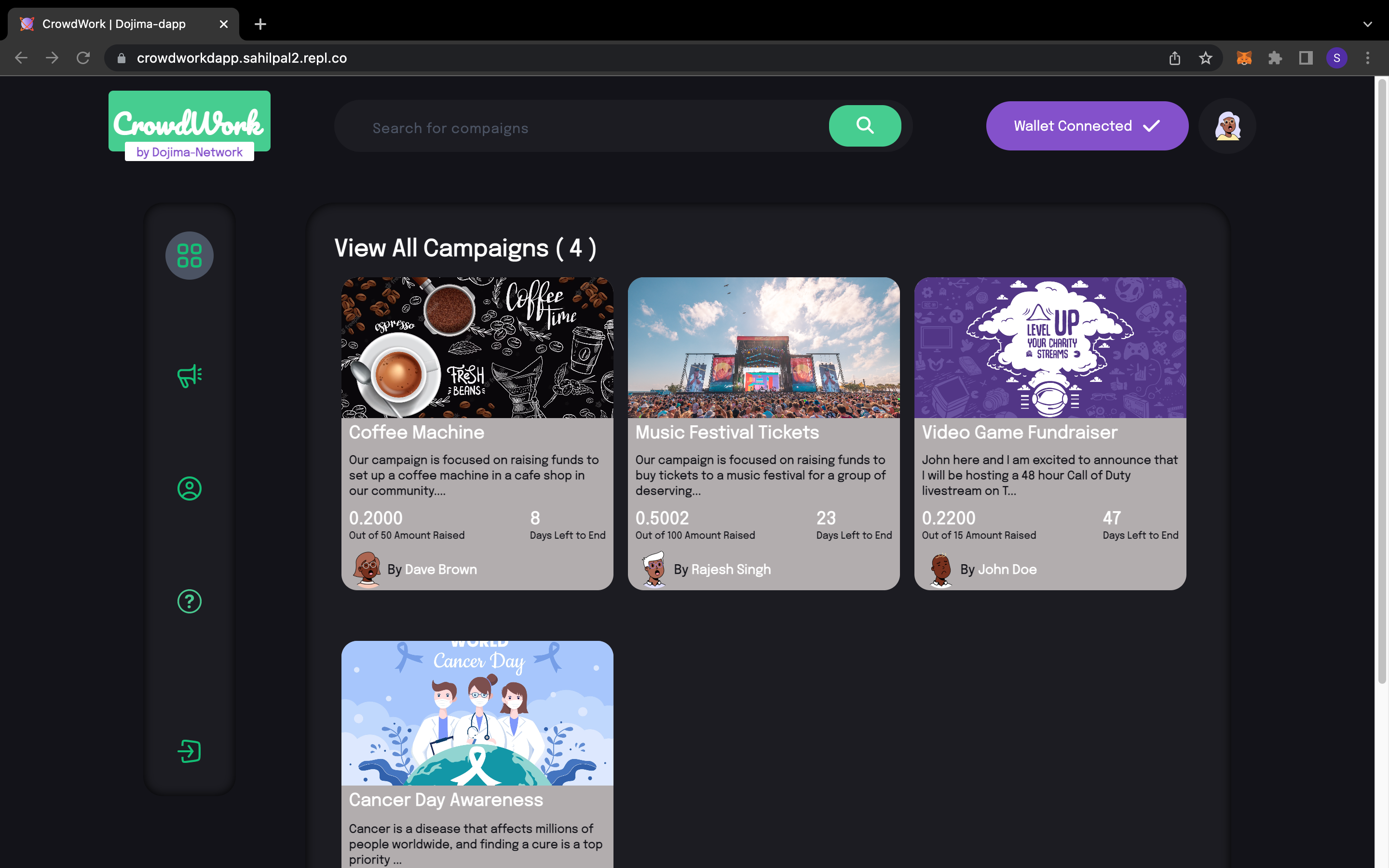 GitHub - sahil-pal/CrowdWorkDapp: Crowd Funding decentralised Application