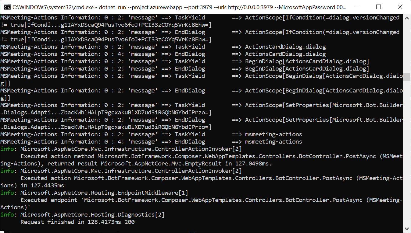Improve the debug-ability of starting bot · Issue #4090 · microsoft ...