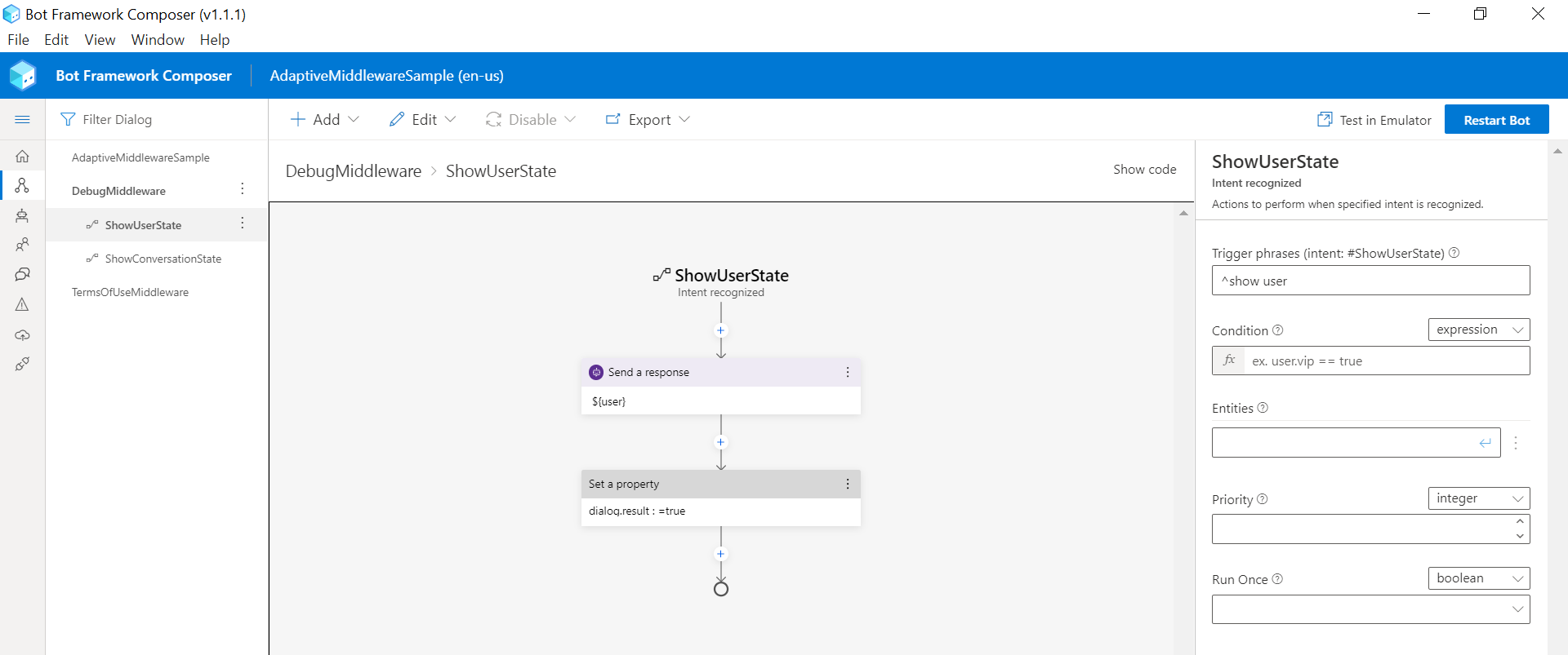 Add runtime support for AdaptiveMiddleware · Issue #4283 · microsoft ...