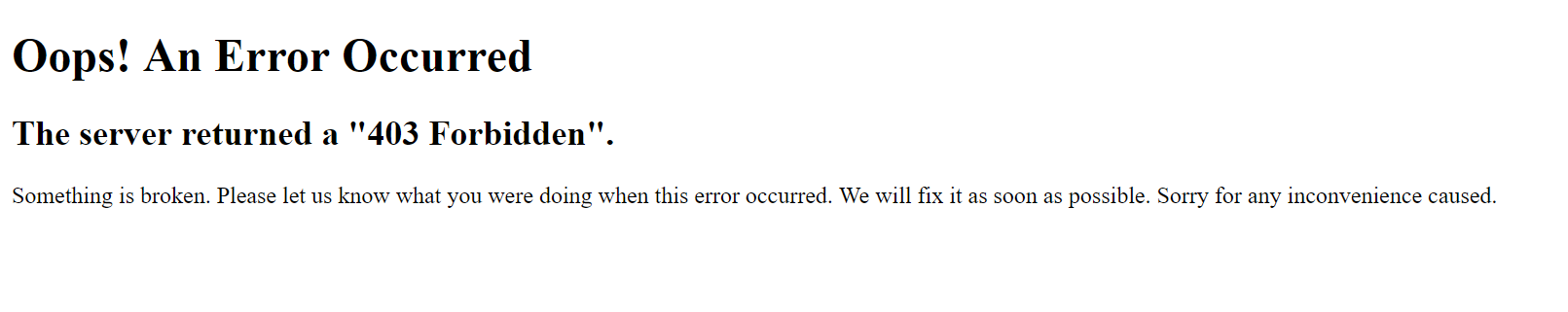 An was error occurred. 500 internal server error. oops, an error occurred.. ошибка an error occurred. web server is returning an unknown error.