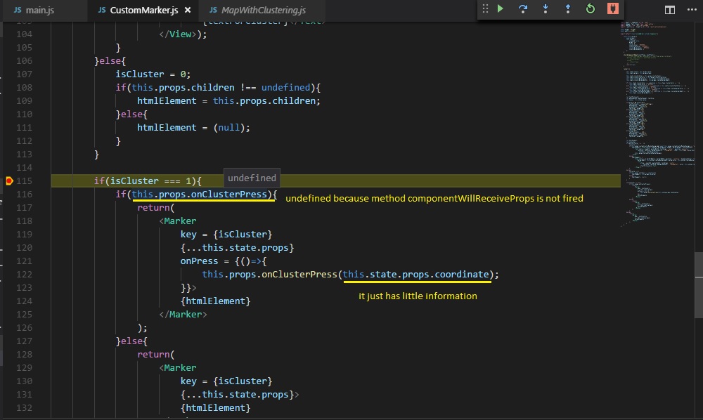 componentwillreceiveprops is not fired