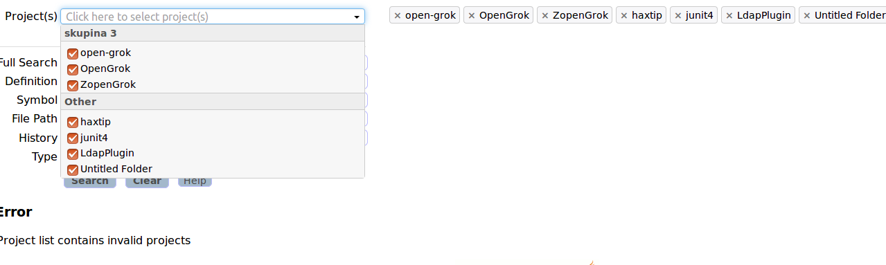 1.1-rc6 not able to search · Issue #1680 · oracle/opengrok · GitHub