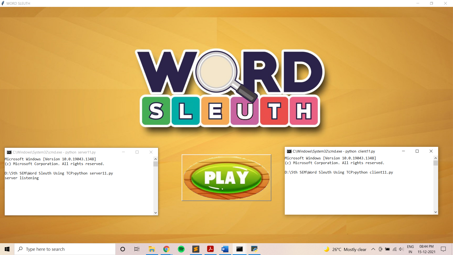 GitHub - MadhumithaJR/WordSleuth: A graphic, interactive word search ...
