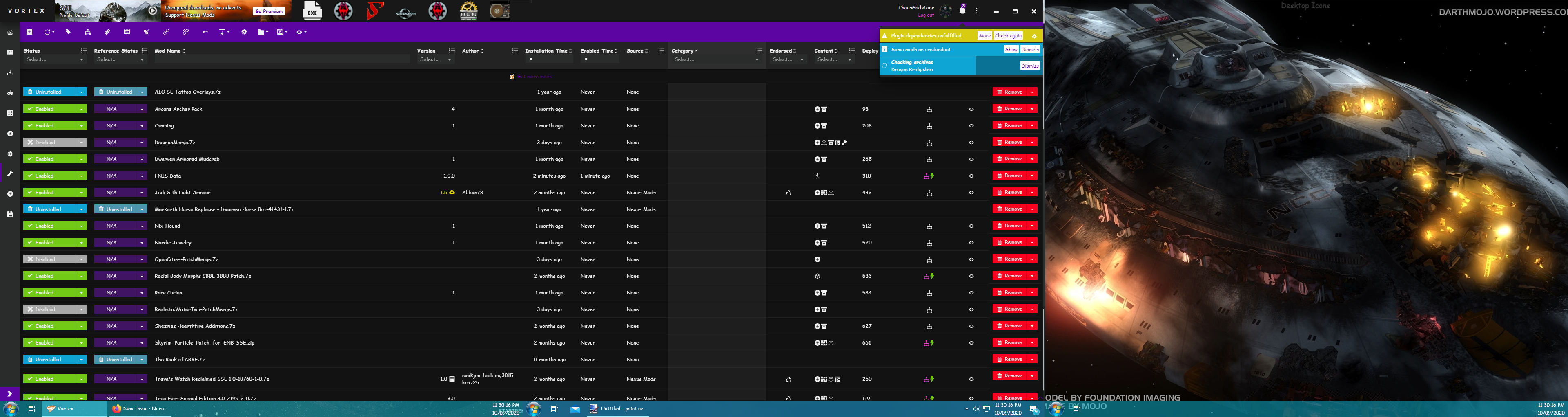 Column showing in wrong game. · Issue #7390 · Nexus-Mods/Vortex · GitHub