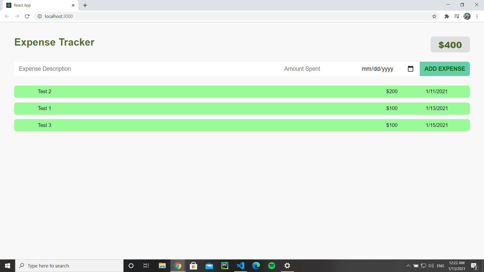 GitHub - KTL1216/expense-tracker: Web Application for tracking expenses ...