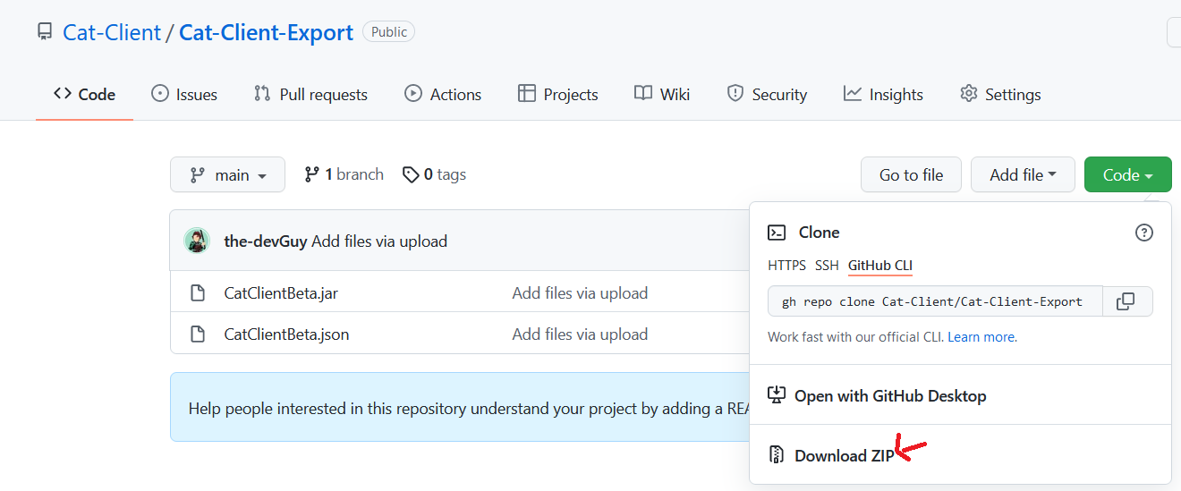 GitHub - Cat-Client/Cat-Client-Export