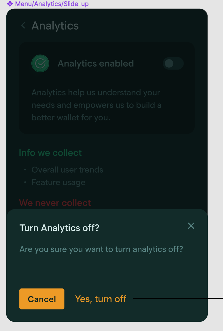 Analytics copy updates · Issue #2995 · tahowallet/extension · GitHub