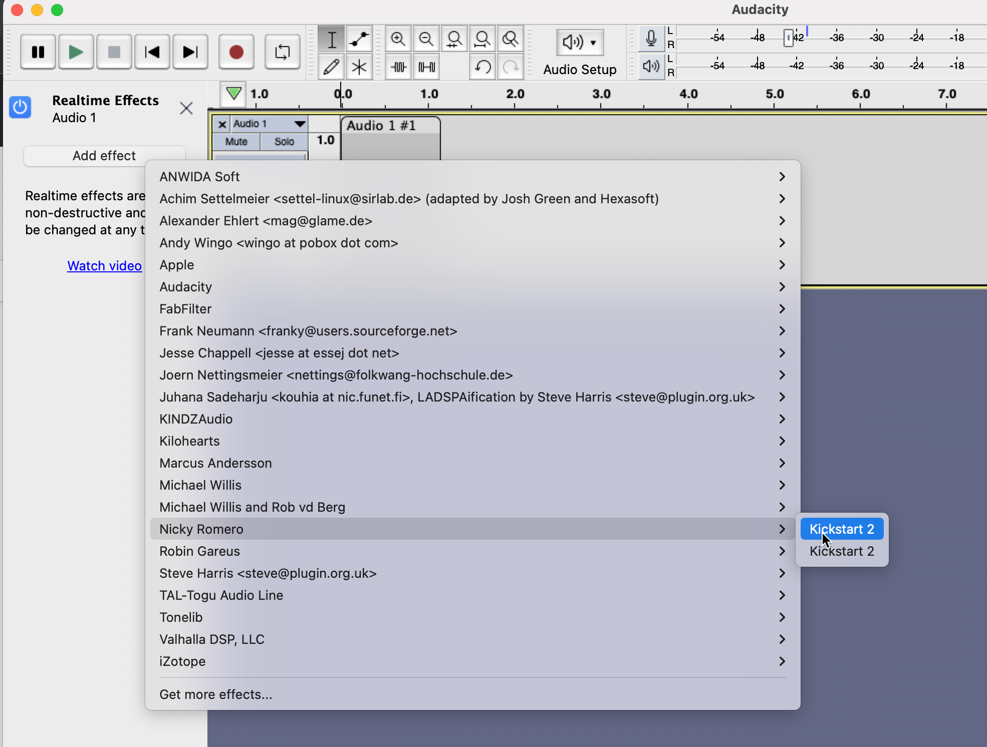 'Silent' crash when calling Kickstart 2 plugin from Realtime Effects ...