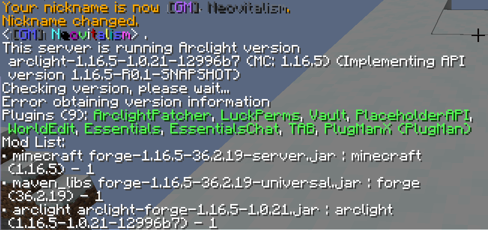 Colour codes not parsing in chat · Issue #417 · IzzelAliz/Arclight · GitHub