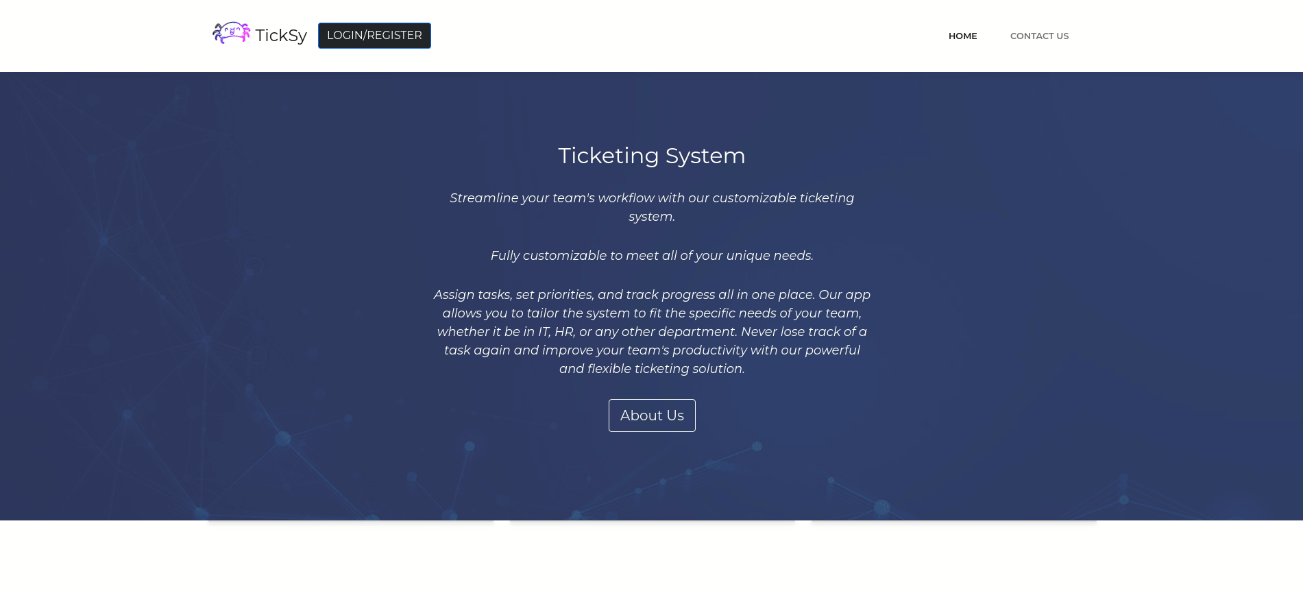 GitHub - liviuxyz-ctrl/TickSy: Tikcketing System (Proiect colectiv)