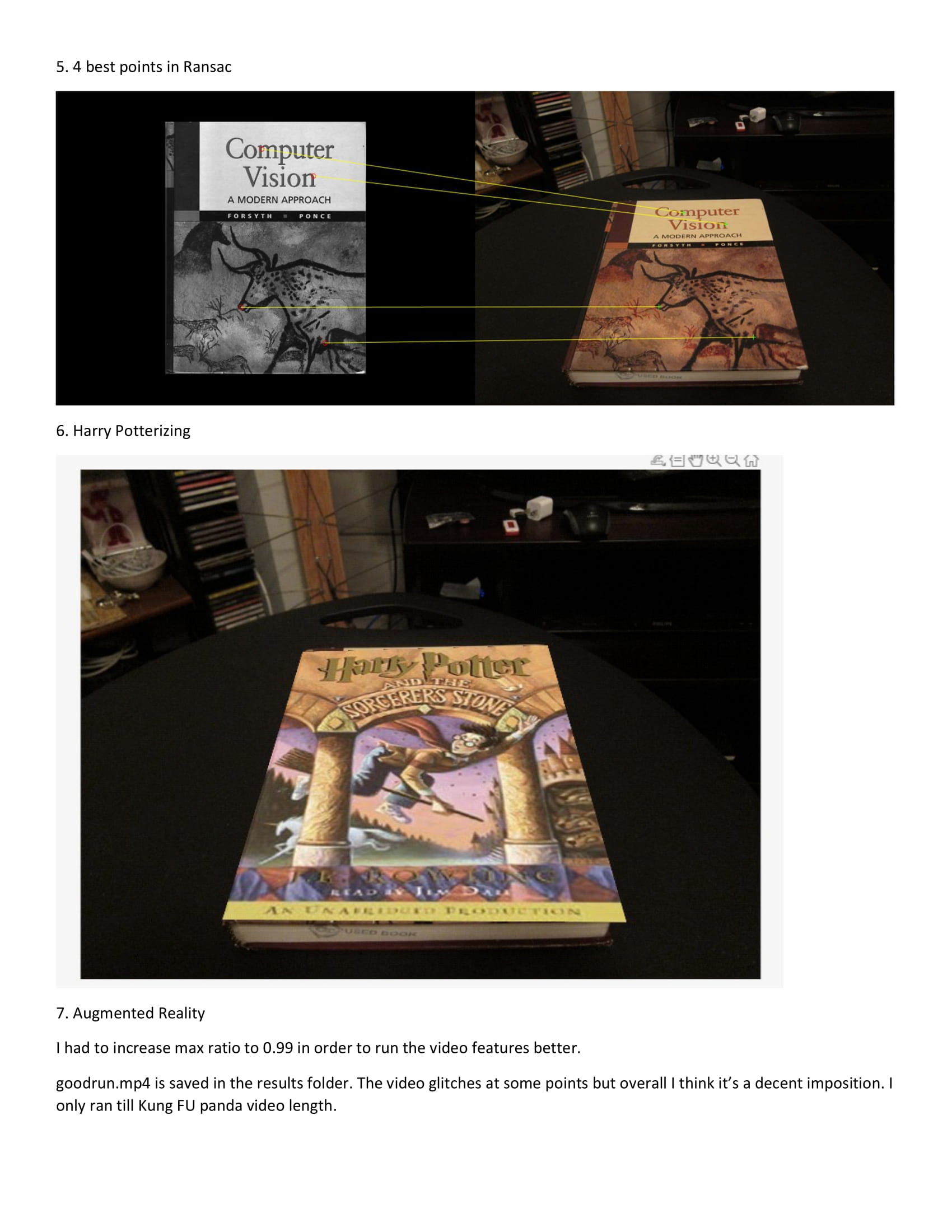 Book Augmentation GitHub - TheAp0cryphal/AugmentedRealityFilter---Imposing-Augmentation ...