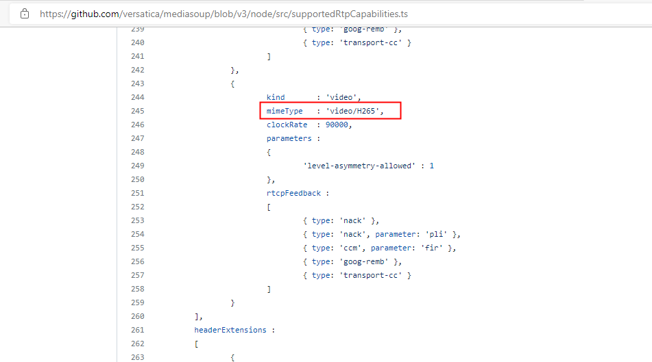 Does it support h265 encoding? · Issue 752 · versatica/mediasoup · GitHub